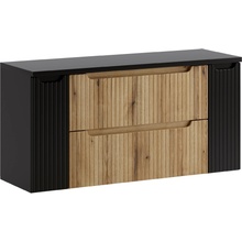 Comad Koupelnová skříňka pod deskové umyvadlo set Nova Coast Evoke 120 černá/dub coast evoke