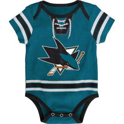 Outerstuff Dětské body San Jose Sharks NHL Hockey Pro Creeper Blank