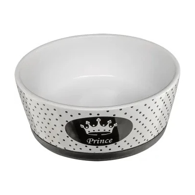 Ferplast Alya Bowl - керамична купа с корона за кучета и котки за храна или вода 18, 6 x 7, 2 см - 1100 мл