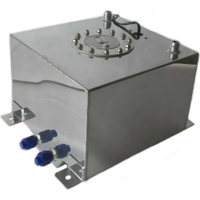 Závodní celohliníková palivová nádrž 20l (racing fuel tank) se senzorem na ukazatel stavu paliva