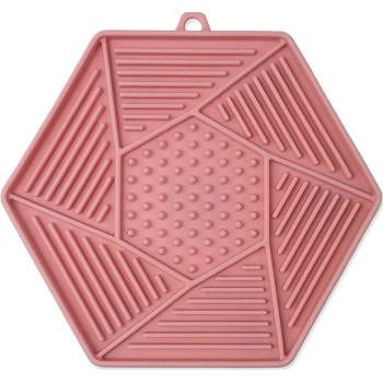 EpicPET Lízací podložka Lick&Snack Hexagon světle 17x15 cm