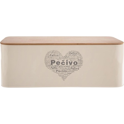 Chlebník Pečivo SRDCE 42x22,5x16 cm