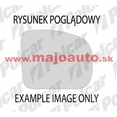 Sklo vonkajšieho zrkadla - 6026541E - lavy=pravy
