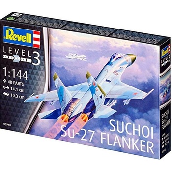 Revell Plastic ModelKit letadlo 03948 Su-27 Flanker 1:144