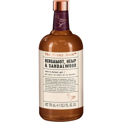 Baylis & Harding The Fuzzy Duck Bergamot, Hemp & Sandalwood sprchový gél pre mužov 750 ml