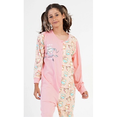 Dětský overal Sovičky azurové