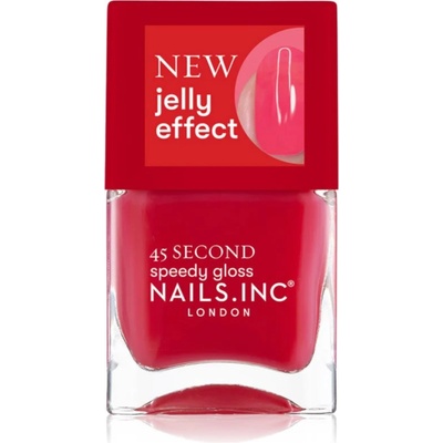 Nails Inc. Nails Inc. 45 Second Speedy Gloss бързозасъхващ лак за нокти цвят Aria 14ml