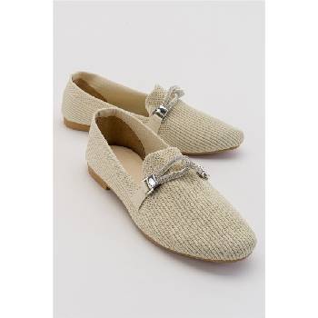 Moda Trend Дамски балерини от текстил - Бежови #381791 (381791_Бежов)