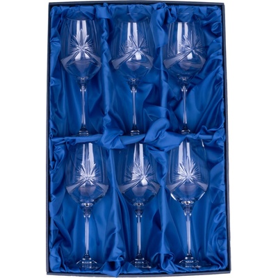 ONTE CRYSTAL Křišťálové sklenice na bílé víno Mašle Počet sklenic 6 sklenic v dárkové sadě 380 ml