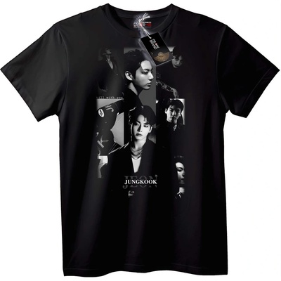 NOONEBRAND Тениска Jungkook BTS Колаж - S, White