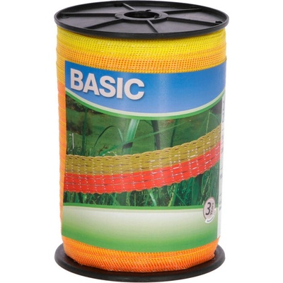 Agrofortel Ohradníková páska BASIC 20 mm, 200 m, žltá/oranžová
