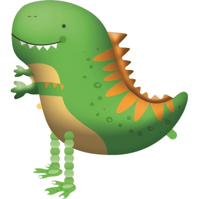 Amscan Chodící Dinosaurus 89 x 109 cm fóliový balónek