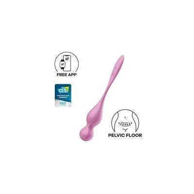 Satisfyer Love Birds 1 розови, умни вибриращи вагинални топчета (P24808)