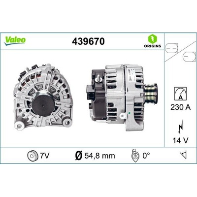 Alternátor VALEO 439670