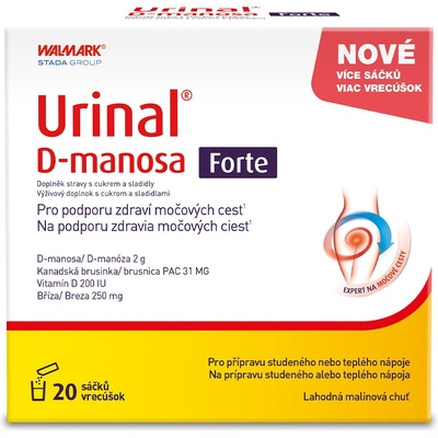 Urinal D-manosa Forte 20 sáčků