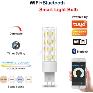 Immax 07763CDO - комплект от 3 димируеми LED крушки CCT G9/4W/230V, Wi-Fi Tuya + дистанционно (IM1493)