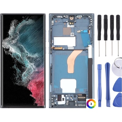 Samsung LCD Дисплей и Тъчскрийн с рамка за Samsung Galaxy S22 Ultra 5G