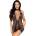 Мини рокля, халтер дизайн и отворен гръб - Halter Mini Dress Black S/M/L (D-244725)