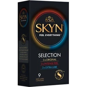 SKYN 9 бр. Микс нелатексови презервативи Skyn Selection - kondomi