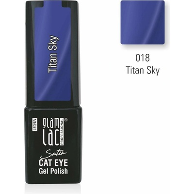 Gla mlac Gel lak magnetický modrý 018 Titan Sky 6 ml