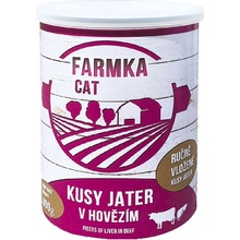 FARMKA CAT kusy jater v hovädziem 400 g