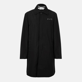 OFF WHITE Яке OFF WHITE Men's Insulated Short Puffer Jacket - Black/White