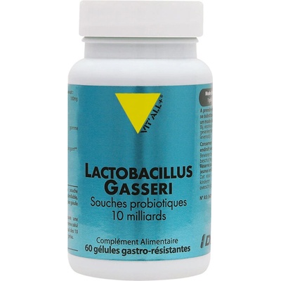 Vit’All+® Пробиотик Лактобацилус Гасери 10 млрд. активни пробиотици 60 капсули | Vit’All+® (677168 (GASS) VP)