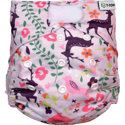 T-TOMI Nohavičková plienka AIO prebaľovací set PAT forest