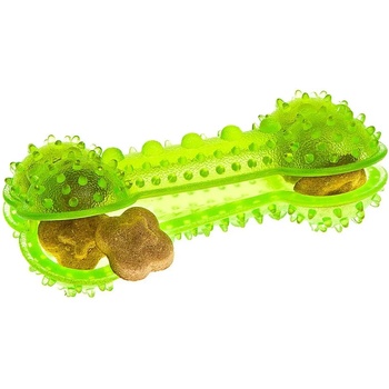 Ferplast Food dispensing S - Дентална кучешка играчка от термопластична гума с пространство за гранули, 12, 5 x 5, 5 x h 4 см