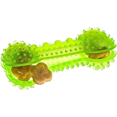 Ferplast Food dispensing S - Дентална кучешка играчка от термопластична гума с пространство за гранули, 12, 5 x 5, 5 x h 4 см