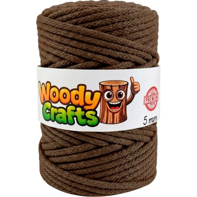 Woody Crafts Woody PREMIUM 5 mm (100m) - Tmavě hnědá (Dark Brown)