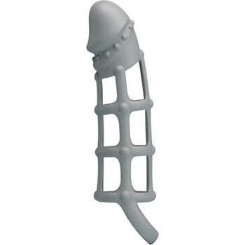 Image 1 of Pretty Love Penis Sleeve With Ball Strap White