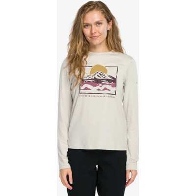 Columbia Parsons Point Long Sleeve Graphic Tee dark stone/all terrain