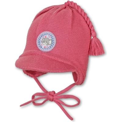 Sterntaler Детска плетена шапка с козирка за момиче, Sterntaler