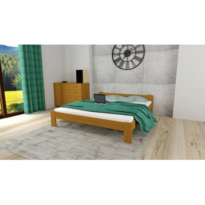 ComfortMatrace Isabela + rošt masiv borovice barva olše matrace Goltex 15cm