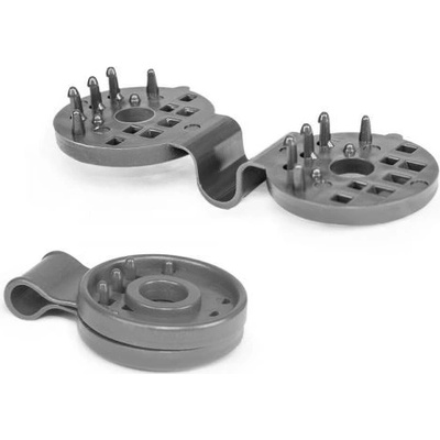 BRADAS Upínací spona BUNGEE CORD CLIPS šedá