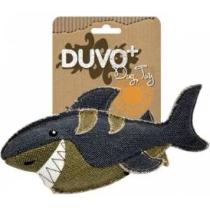 Duvoplus Canvas - играчка от плат акула, 21 х 12 см, Белгия - 171301