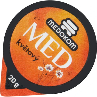 Med porce květový 20g volný Medokomerc kulatý