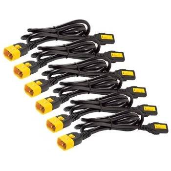 APC APC Power Cord Kit, ( 6ea) ,Locking, 10A, 100-230V, C13 to C14 1,2m, modrý