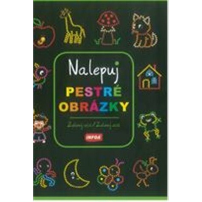 Nalepuj pestré obrázky - zelený sešit
