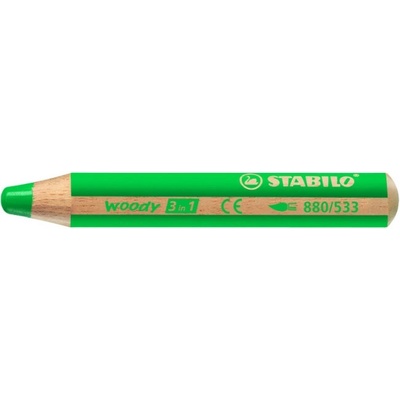 Stabilo 880/533 Woody 3in1 tmavo zelená