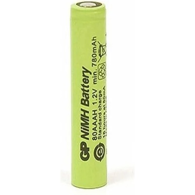 GP Batteries Акумулаторна батерия GP Batteries R03, AAA, 80AAH-B, 1.2V, 800mAh, NiMH, 1бр (GP-BR-R03-800-BULK)