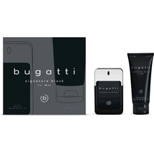 Bugatti Signature Black Men EDT 100 ml + sprchový gél 200 ml darčeková sada