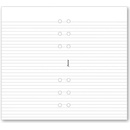 Filofax Poznámkový blok A6, linkovaný náplň osobních diářů 40 listů