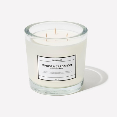 Selestique® Mimosa & Cardamom - Ароматна свещ 630 г