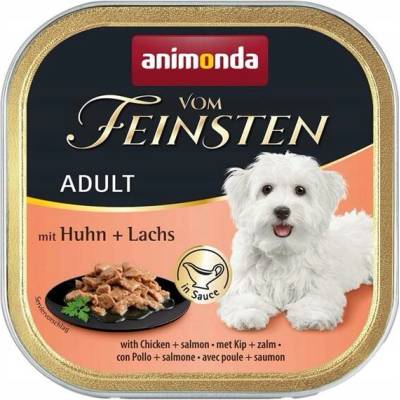 Animonda Vom Feinsten dog Adult kura a losos v omáčke bal. 11 x 150 g