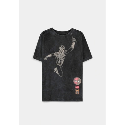 Difuzed Marvel Spider Man Boys Tie Dye Short Sleeved