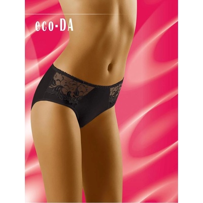 Wolbar Бикини с висока талия в черно Eco DaEH-30135-CZARNY - Черен, размер 2XL