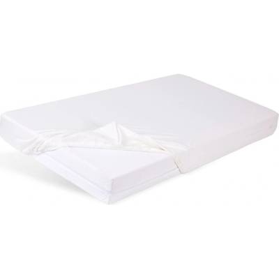 Babymatex Plachta ochranné s gumou Bamboo Bílé 60x120