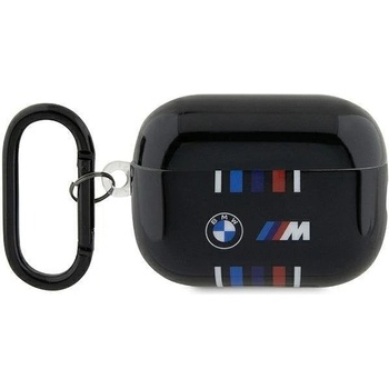 BMW Кейс BMW BMAP222SWTK за AirPods Pro 2, черен / черен, Multiple Colored Lines (BMW000623-0)